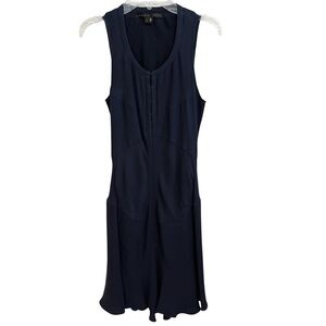 Theyskens' Theory sleeveless navy mini dress